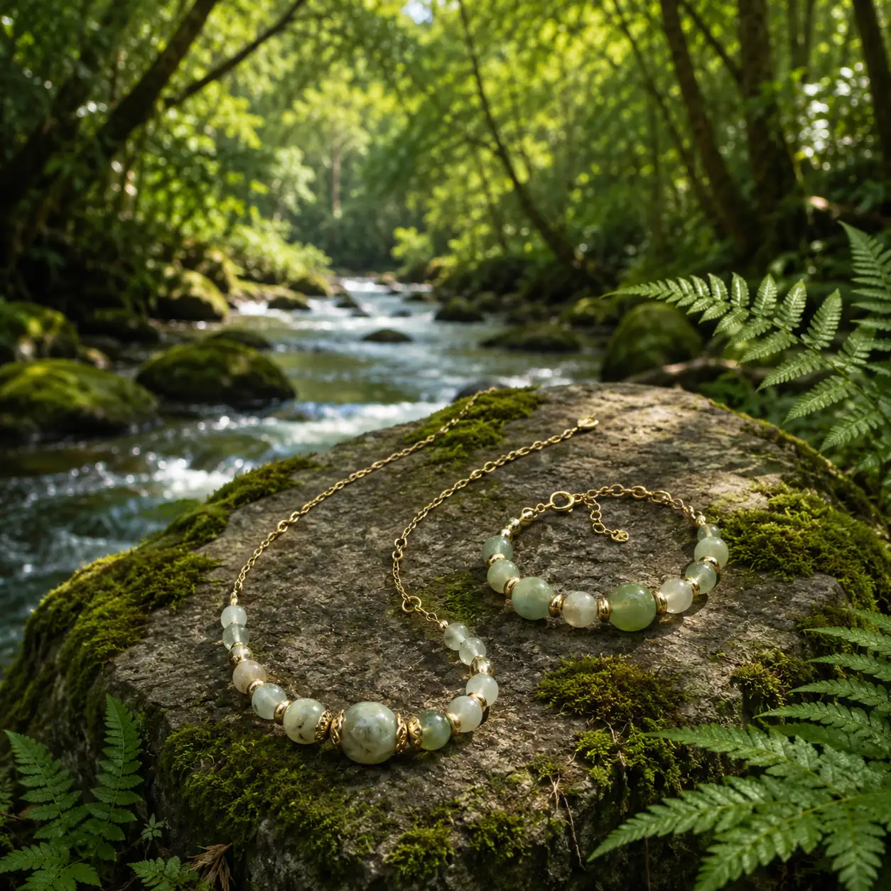 À Propos collier et bracelet on the river